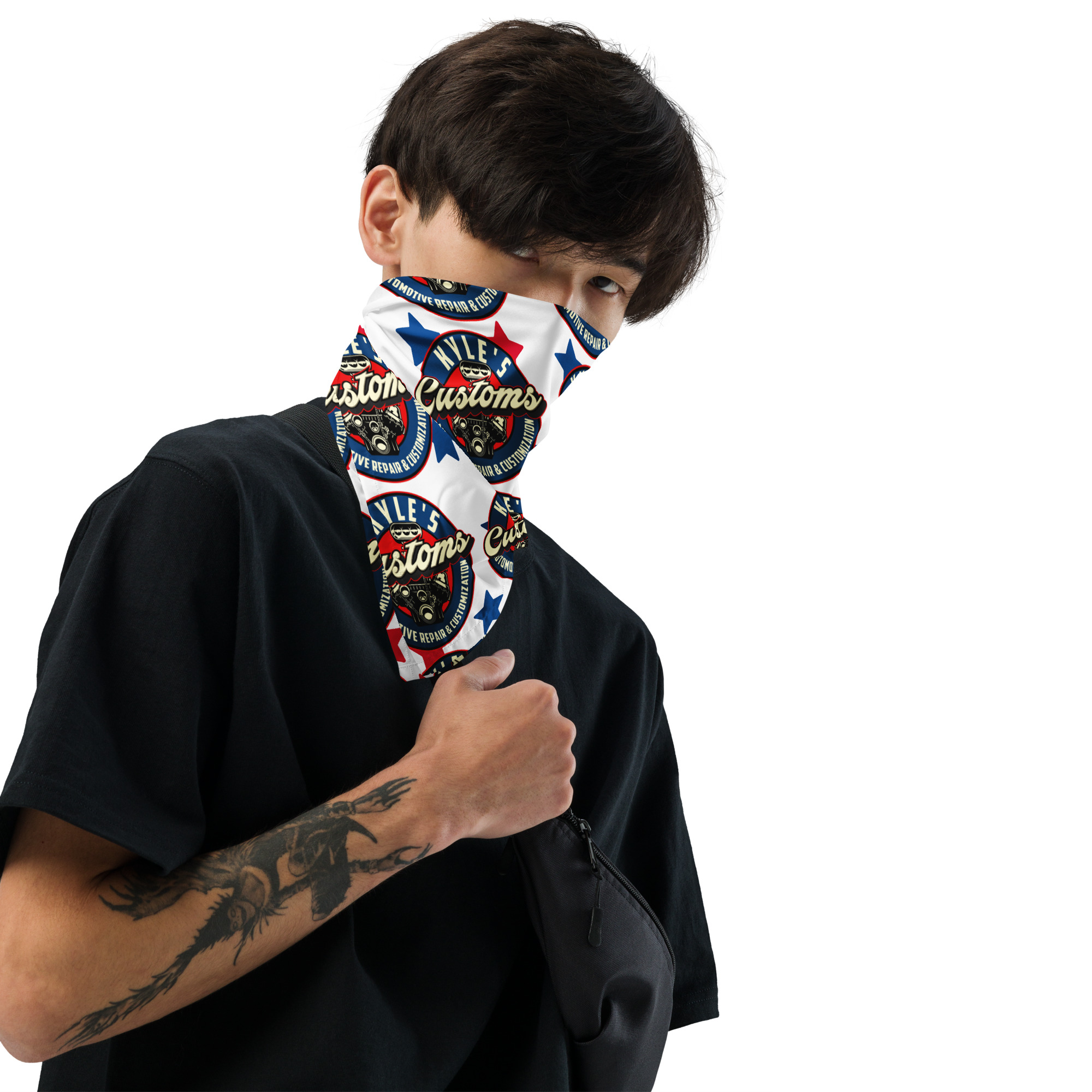 All Over Print Bandana White M Front 698cdc7b02acb.jpg