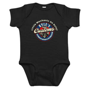 Baby Short Sleeve Bodysuit Black Front 69af0189269ec.jpg